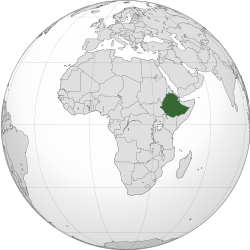 地図エチオピア