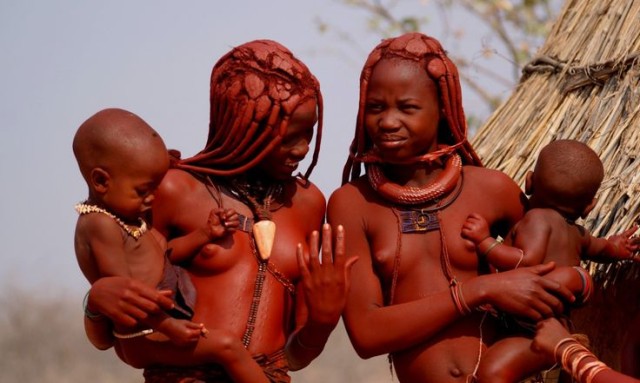 ナミビアのヒンバ族