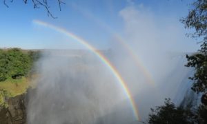 ザンビア(1)ビクトリアの滝というよりむしろ虹。その日私は虹を歩いた。
